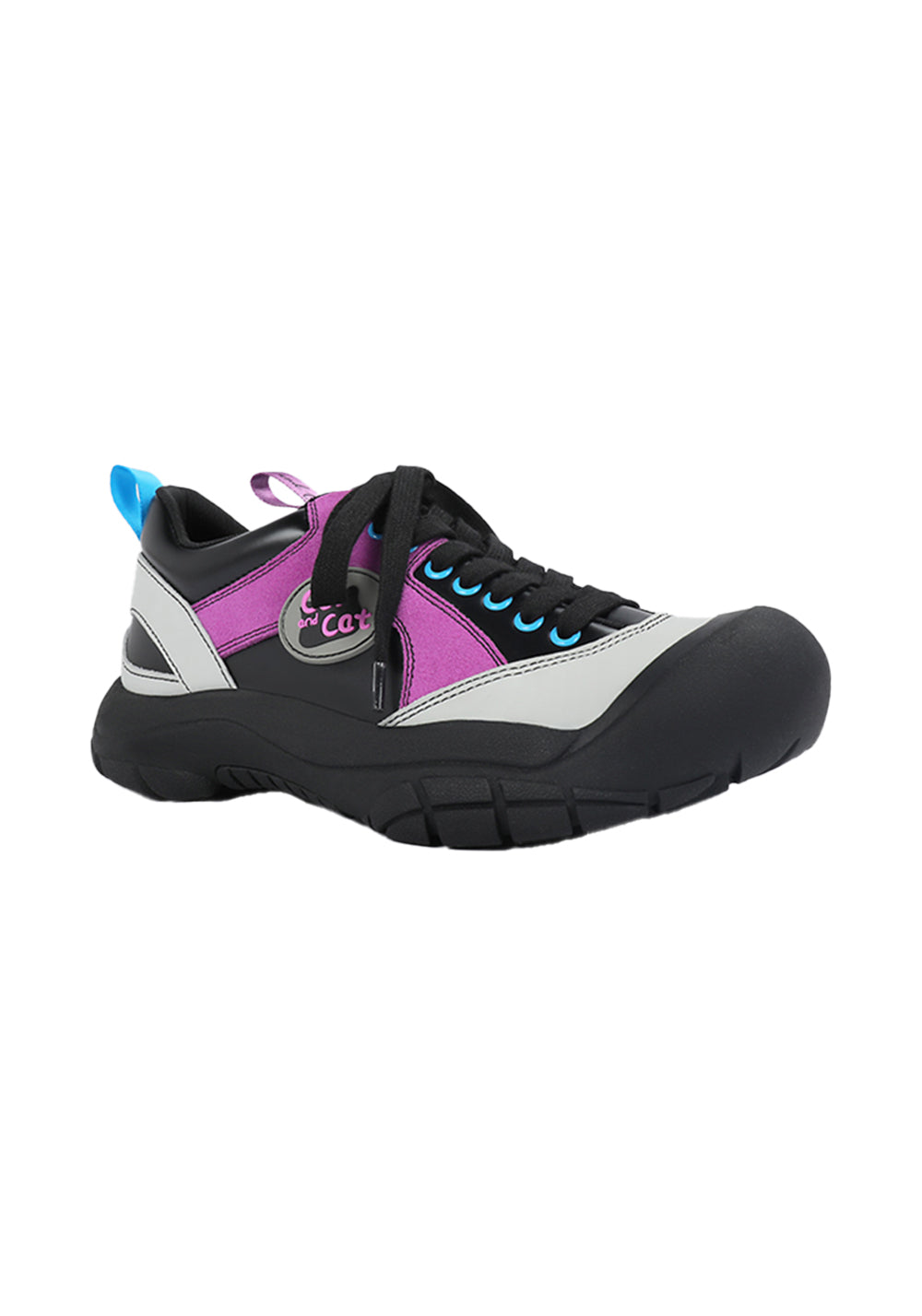 Cat and cat | Chunky Round Toe Lace-Up Sneakers - PSYLOS 1, Cat and cat | Chunky Round Toe Lace-Up Sneakers, Athleisure shoes, Cat and cat, PSYLOS 1